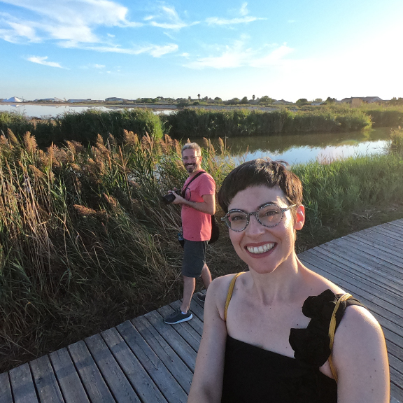 Anna ed Erik, verso le saline Anna ed Erik, verso le saline